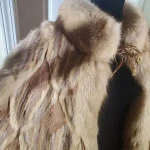 grunstein G couture coat ファー付き ヴィンテージ grunstein G couture coat ファー付き ヴィンテージ Women's